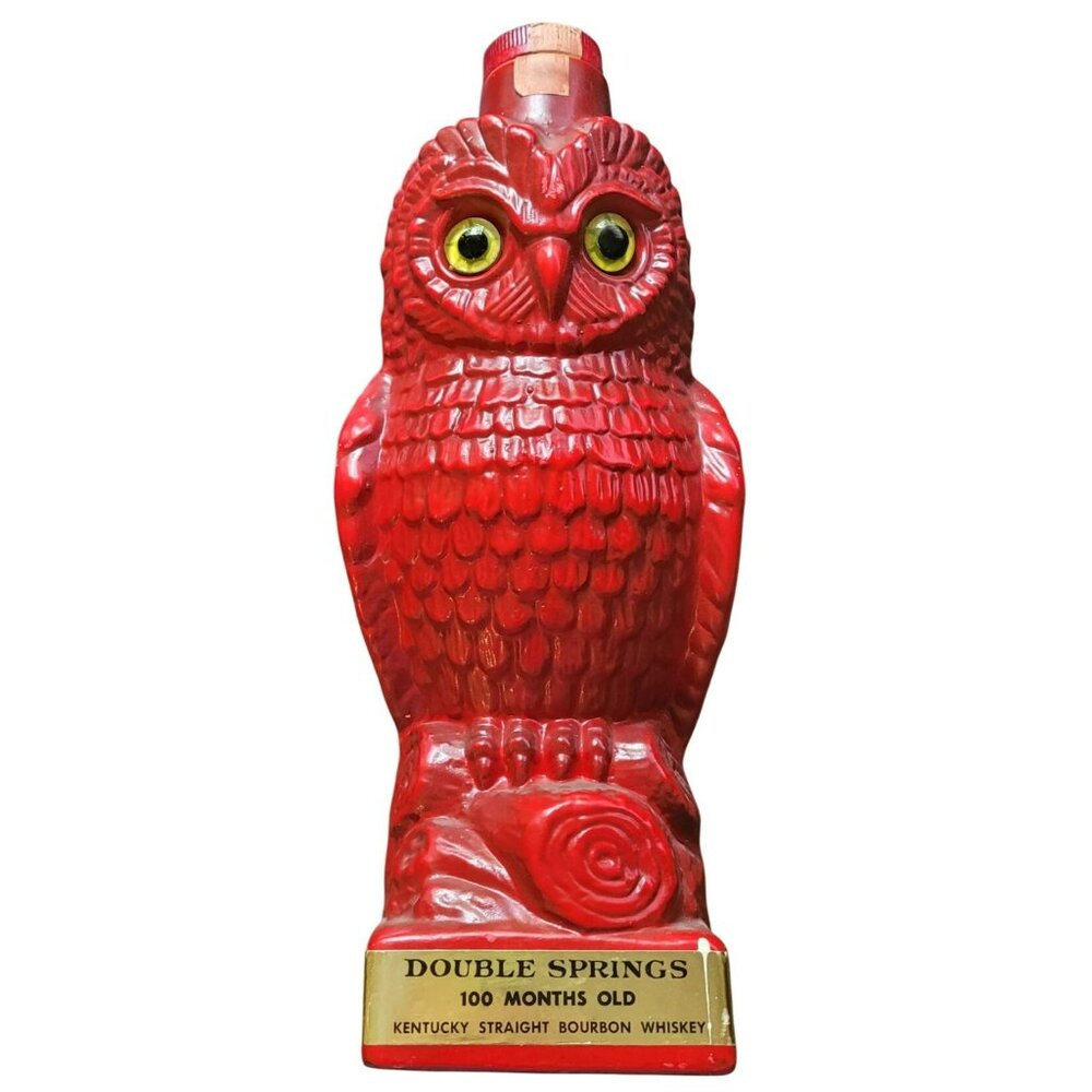 Vintage Double Springs Whiskey Bottle 1968 Red Owl Design By Erik Olsen THB100